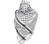 Palestine Scarf, Keffiyeh, Arafat Hatta, Wide With Tassels, Shemagh Keffiyeh Arab Houndstooth100% Y2kk