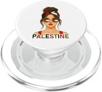 Palestinian Girl Palestine Flag Palestinian Girlfriend Wife PopSockets PopGrip para MagSafe