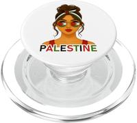Palestinian Girl Palestine Flag Palestinian Girlfriend Wife PopSockets PopGrip para MagSafe