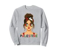 Palestinian Girl Palestine Flag Palestinian Girlfriend Wife Sudadera
