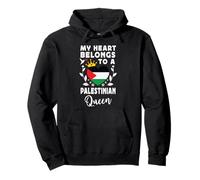 Palestinian Queen Palestinian Wife Girlfriend Palestine Flag Sudadera con Capucha