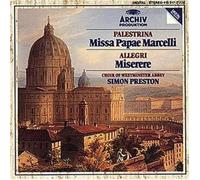 Choir Of Westminster Abbey - Palestrina: Missa Papae Marcelli / Allegri: Miserere