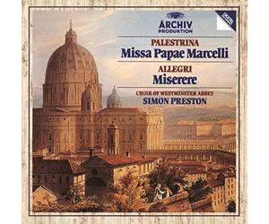 Palestrina: Missa Papae Marcelli / Allegri: Miserere - SHM-CD