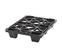 eurokraft basic Palet de exposición de plástico, L x A 800 x 600 mm, carga máx. estática 2500 kg, UE 10 unid.