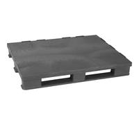 Palet de plástico multiusos con refuerzo de acero, L x A x H 1200 x 1000 x 150 mm, a partir de 1 unid.