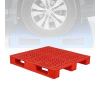 Palet de Plástico, Palet de Polietileno, Rejilla Transpirable, Ligero, para Almacenamiento en Interiores y Exteriores, para Supermercados, Garajes y Almacenes.(Red)