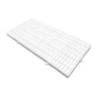 Palet de Plástico, Palet Encajable con Rejillas Transpirables, Tarimas de Almacenamiento, Palé Ligero de Polietileno for Garajes, Cocinas, Sótanos, Supermercados y Almacenes.(White,30x60cm/12x24in)