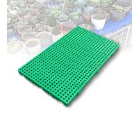 Palet de Plástico, Rejilla Impermeable de HDPE, Palet Ligero y Transpirable para Ventilación, Aplicable a Supermercados, Restaurantes, Cocinas, Tiendas, Almacenes y Sótanos; se Puede Unir.(Green)