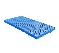 Palet in plastica resistente soluze di stoccaggio waterproof e a prova di umidità per ga cantina e uso industrial resistente pallet da pavimento in blu (99 x 50 8 cm)