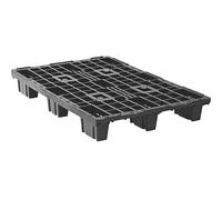 Palet ligero con borde ratioform, L x A 1200 x 800 mm, con 9 pies, UE 10 unid.