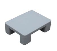 Palet Plastico para Almacenamiento en Almacenes, Palets de Plástico para Almacenamiento en Sótanos, Apto para Almacenamiento en Almacenes(Gray,40x30 cm/15.7x11.8 in)