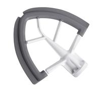 Paleta batidora plana de un cuarto de galón, accesorio de batidor de borde flexible de silicona, accesorio de raspador de cuenco para batidora, accesorio para batidora de soporte de cocina