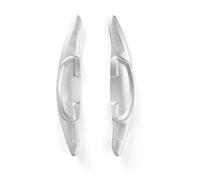 Paleta Cambio Coche Compatible Con Hyundai Para Genesis GV80 2025 2026 Paleta Cambio Trasero Volante Coche Paletas cambio volante(Silver)