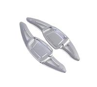 Paleta Cambio Coche Compatible Con Para 4.0T 2021-2023 Paletas Cambio Coche Palanca Cambios En El Volante Interior Coche(Silver)