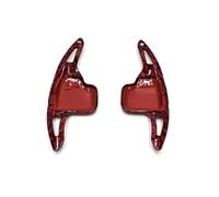 Paleta Cambio Compatible Con Para F30 F31 F32 F10 F20 F22 F15 F16 X1 X2 X3 X4 X5 X6 Paleta Cambio Trasero Volante Coche Extensiones palanca cambio(Forged Red)