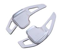 Paleta Cambio Compatible Con Para Serie 3 5 Para F30 F32 F10 F20 F22 F15 F16 X3 X4 X5 Paleta Cambio Trasero Volante Coche Paletas cambio volante(Silver)