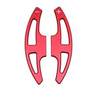 Paleta Cambio Compatible Con Para Series 3 Para E90 E92 E93 M3 E70 E71 X5M X6M Paleta Cambio Trasero Volante Coche Levas Cambio Volante(Red)