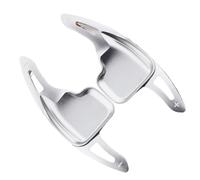 Paleta Cambio Compatible con X1 para X3 para X5 2011 2012 2013 2014 2015 2016 2017 2018 extensión de palanca de cambios de volante de coche(White)