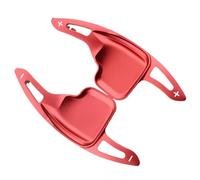 Paleta Cambio Compatible con X1 para X3 para X5 2011 2012 2013 2014 2015 2016 2017 2018 extensión de palanca de cambios de volante de coche(Red)
