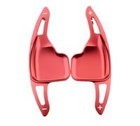 Paleta Cambio Compatible Con X5 Para X6 Para X3 2011 2013 2014 2015 2016 2017 2018 Accesorios De Palanca De Cambios Del Volante Del Coche(Red)