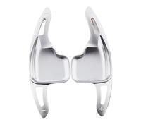 Paleta Cambio Compatible Con X5 Para X6 Para X3 2011 2013 2014 2015 2016 2017 2018 Accesorios De Palanca De Cambios Del Volante Del Coche(White)