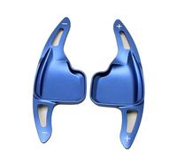 Paleta Cambio Trasero Del Volante Compatible Con Para 1 2 3 4 5 6 7 X1 X4 X5 X6 Serie 2013-2019 Palanca Cambio Paletas cambio volante(Blue)