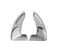 Paleta cambio volante Compatible Con Dodge Para Charger Para Challenger 2015 2016 2017 2018 2019 2020 2021 Volante Coche Palanca Cambios Paleta Directa 2 Piezas(Silver)