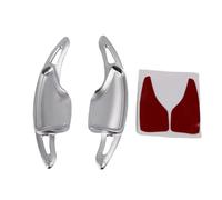 Paleta cambio volante Palanca Cambios Coche Compatible Con Chevrolet Para Camaro 2016-2024 Para C7 Para Corvette 2014-2019 Extensión Paleta Cambio Volante Coche(Silver)