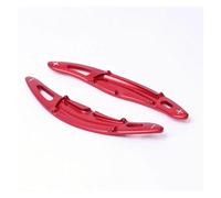 Paleta Cambio Volante Pegatina Palanca Cambios Extensible DSG Para Macan 2014-2019 Para Porsche 911 718 991 Para Cayman 918 Volante coche(ROJO)