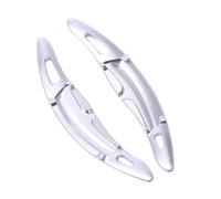 Paleta Cambio Volante Pegatina Palanca Cambios Extensible DSG Para Macan 2014-2019 Para Porsche 911 718 991 Para Cayman 918 Volante coche(Plata)