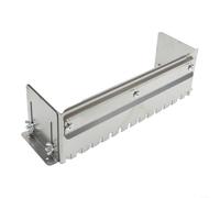 Paleta con muescas ajustable de acero inoxidable para baldosas Herramienta para suelos de alta resistencia Aplicación de pared Albañilería profesional 200 mm (A)
