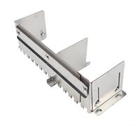 Paleta con muescas ajustable de acero inoxidable para baldosas Herramienta para suelos de alta resistencia Aplicación de pared Albañilería profesional 200 mm (B)
