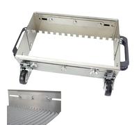 Paleta con muescas con ruedas, aplicador adhesivo para azulejos ranurados para una fácil aplicación de mortero, ideal para proyectos de azulejos de suelo y pared