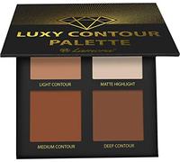Paleta Contorno Maquillaje Polvos Compactos Maquillaje - Paleta Contouring Polvo Kit Con Espejo - 4 Altamente Pigmentados Colores Mate - Vegano, No Probado En Animales, Hipoalergénico