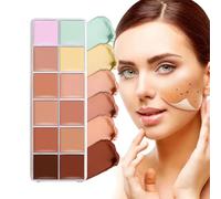 Paleta Correctora Tonal para Rostro | Corrector Facial Para Contorno Y Color En Crema | Maquillaje Para Ocultar Imperfecciones Para Mujeres Adolescentes Jóvenes Y Familiares