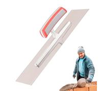 Paleta de acabado - pala plana para enlucido, paleta de diseño ergonómico | Pala de mano diseñada con fácil manejo y control, cazo multiusos para construcción y renovación, paneles de yeso y hormigón
