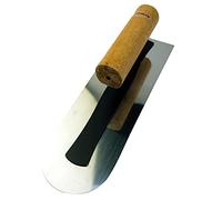 Paleta de acero inoxidable herramienta de hormigón redonda, herramientas de hormigón, paleta de pulido de plano súper elástico, paleta profesional ultrafina, revestimiento de textura y cuchillo de acabado de revestimiento de arte