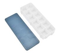 Paleta de acuarelas vacía, caja de paletas de colores hermética con tapa, cubierta de goma, paleta de acuarelas, maletín de color, bandeja, paleta, sellado fino (tapa blanda con 12 compartimentos