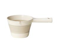 Paleta de agua plegable - Mango ergonómico que ahorra espacio - Cuchara plegable para agua de baño - Para la preparación de comidas, camping, cocinar, jardineros, amas de casa,