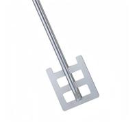 Paleta de anclaje for dispersador de laboratorio de acero inoxidable 304, herramienta de mezcla for laboratorios, ancho de hoja de 30-100 mm, diámetro de varilla de 6 mm/8 mm(70x77x259x6mm)