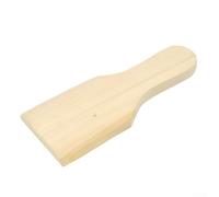 Paleta de arcilla de madera, herramienta de cerámica para aplanar losas - Clapper curvado para alisar láminas de arcilla - Dispositivo de modelado de cerámica de 18 cm