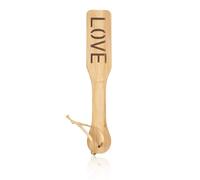 Paleta de bambú ligera de madera para entrenamiento de bate de disciplina, accesorio de disfraz con mango suave, accesorio de fiesta, herramienta decorativa para manualidades, amor
