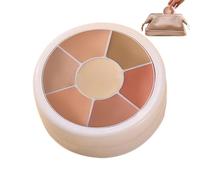 Paleta De Base De Correctores En Crema - Paleta De Correctores En Crema, Paleta De Maquillaje En Crema Y Corrector | Corrector De Maquillaje De Paleta De Contorno De Uso Durante Todo El Día, Corrector