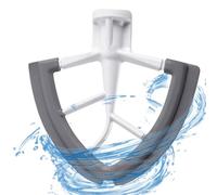 Paleta De Batidor Quart - Reemplazo Del Batidor, Batidor De Borde Flexible Para Ayuda De Cocina | Para Mezclador De Ayuda De Cocina Portátil, Accesorio Mezclador