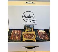 PALETA DE BELLOTA 100% IBÉRICA DE JABUGO CORTADO A CUCHILLO 10 sobres de 100 gramos 2 sobres de taquitos de 100 gramos y 6 sobres de piquitos (pan) de 20 gr