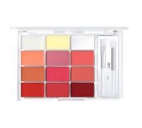 Paleta De Brillo De Labios - Conjunto De Brillo De Labios De 12 Colores | Solo Mujeres Y Niñas | Hidratación Hidratante | Brillo De Labios Con Acabado | Labio Profesional | Paleta De Maquillaje