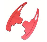 Paleta de cambio de coche Compatible Con Benz Para A GLK 2013-2014 Para CLA CLS Clase 2012-2013 Cubierta Paleta Cambio Extensión Palanca Cambios Volante Coche(Red)