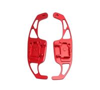Paleta de cambio de coche Cubierta Palanca Cambios Paletas Extendidas Volante Coche Compatible Con VW Para Golf MK6 2009-2014 Para S&haran 2012-2016 Para Jetta(Red)
