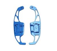 Paleta de cambio de coche Cubierta Palanca Cambios Paletas Extendidas Volante Coche Compatible Con VW Para Golf MK6 2009-2014 Para S&haran 2012-2016 Para Jetta(Blue)
