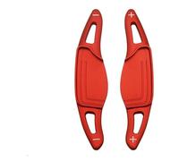 Paleta De Cambio De Volante Compatible Con Alfa Para Romeo Para Giulietta Para MiTo 2011-2019 Para Fiat 500L 2013-2017 Pegatinas Engranajes Extensión Paleta De Cambio De Volante(Red)